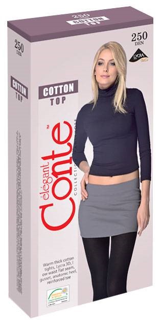 Warme dames maillot 250 denier Cotton top